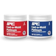 Cast-A-Mold Platinum 32 Oz 16 Oz Part A + 16 Oz Part B, Food Grade, Platinum-Cured Silicone Rubber Mold Making Kit, DIY Set DIY Resin Crafts, Casting Epoxy and Polyurethane Resin