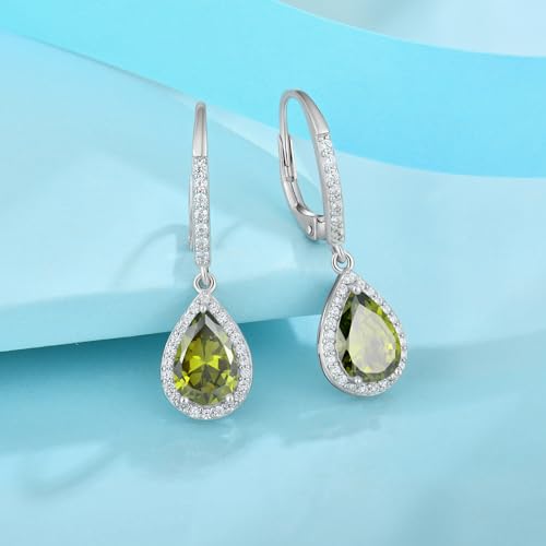 Boucles d'oreilles en argent forme de larme pour illuminer vos tenues de soirée