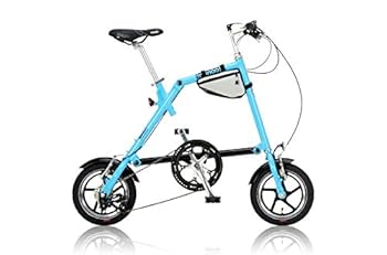 nanoo 折りたたみ自転車 シルバー　中古 お出かけ先でも活躍！】NANOO（ナノ―）より 折り畳み自転車