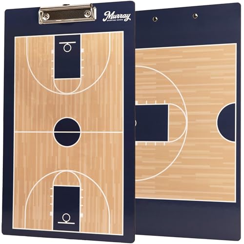 Murray Sporting Goods Basketball Team Colors Dry Erase Coaches Clipboard (Navy)