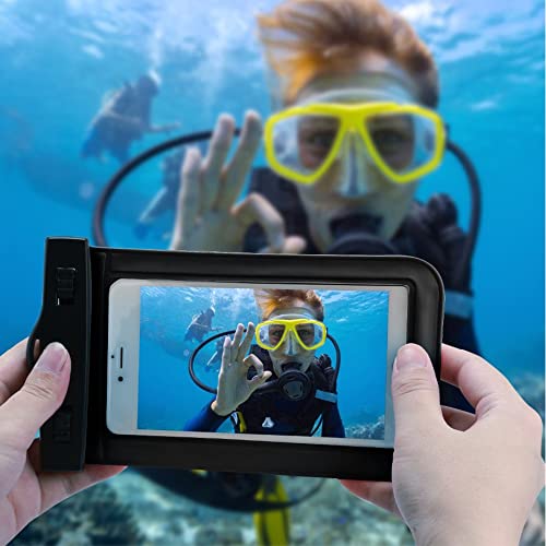 Ecogear Fx Waterproof Phone Case - Ipx8 Underwater Cell Phone Dry Bag Pouch For Iphone 13 12 Pro Max, 11, Xs, Xr, X, Galaxy Pixel, Snorkeling Cruise Ship Kayaking (2-Pack) #TOP6