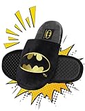 soxo DC Comics The Batman Superman Hausschuhe Herren Cozy Slipper Lustig Pantoletten 41-42 Batman Hausschuhe