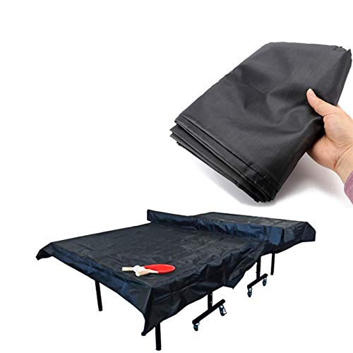 ESSORT Outdoor Ping Pong Table Cover, 210D Durable Oxford Fabric Table Tennis Cover, Weatherproof Heavy Duty Unfolded Upright Table Tennis Cover(121.3   x 63   x 6.3  , for Unfolded Table)