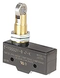 OMRON INDUSTRIAL AUTOMATION Z-15GQ21-B7-K MICRO SW, ROLLER PLUNGER, SPDT, 15A 250V