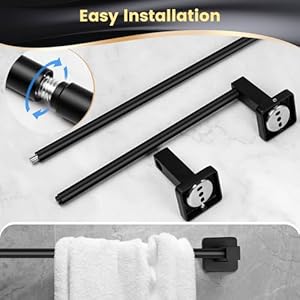 Bathroom Hardware Set 4 Pieces,Stainless Steel Matte Black Towel Bar Set, Includes 24In Towel Bar, Towel Ring, Robe Towel Hooks,Toilet Paper Holder, Bathroom Towel Rack Set Bathroom Hardware Set 4 PiecesStainless Steel Matte Black Towel Bar Set Includes 24In Towel Bar Towel Ring Robe Towel HooksToilet Paper Holder Bathroom Towel Rack Set