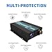 WZRELB LED Display 2000w Rated Power 4000W Peak Power 24Vdc to 120Vac True Pure Sine Wave Solar Power Inverter for Home or Office Power Converter, (RBP200024B1)