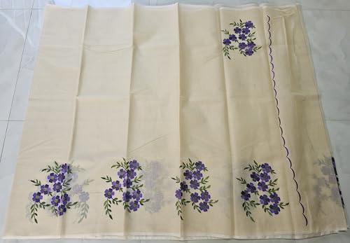 Womens-Kota-Doria-Cotton-Saree-With-Floral-Embroidery-Designe-with-Extra-Contrast-Blouse-MIRZA-1TSES9f Women's Kota Doria Cotton Saree With Floral Embroidery Designe with Extra Contrast Blouse (M.I.R.Z.A.) 1TSES9f