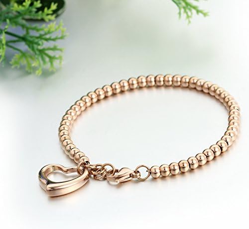 JewelryWe Sieraden dames armband enkelband, liefde Infinity teken Charm armketting enkelkettinkje, roestvrij staal, zilver - gratis gravure, 16.5 centimeters, Leer, zonder steen