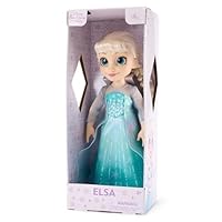 Disney Store Official Elsa Doll with Toy Hair Brush, Frozen, 40.5cm / 16\", Once Upon a Story Collection, Age 3+