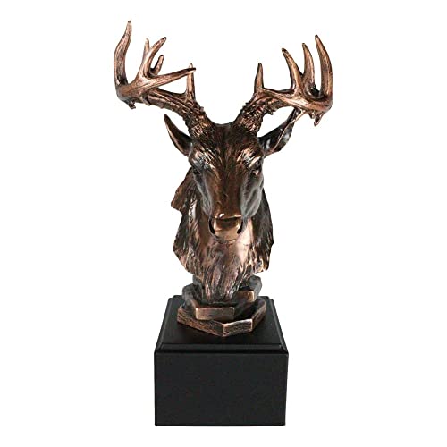 Wildlife 12 Point Whitetail Buck Bust Figurine