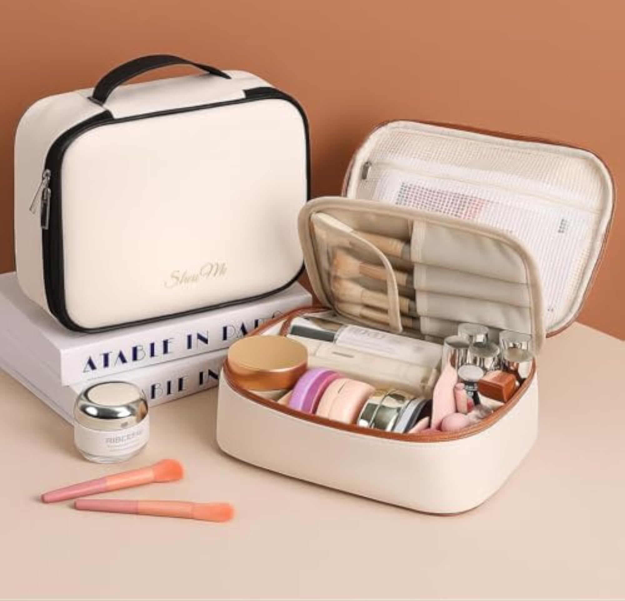 Extra Large Makeup Organizer Box for Women, Vanity Bag
