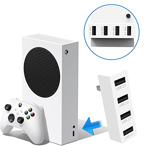 Jzw-Shop 4 Ports Usb Hub 2.0 For Xbox Series S, High Speed Usb Hub Splitter Expansion Adapter Compatible With Xbox Series S Console #TOP1