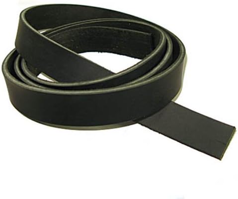 Latigo sólida genuina piel vacuna franja 9 – 11oz 72" Correa Larga – 3 colores