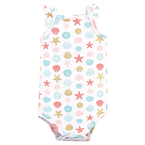 Image of Hudson Baby Unisex Baby Cotton Sleeveless Bodysuits