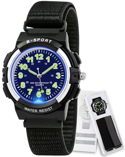 Image of Juboos Kids Watch Analog for Boys Girls Teens Waterproof Sport Wristwatch