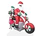 Produktbild CCLIFE Led Weihnachtsmann Beleuchtet Aufblasbar outdoor Außenbereich Weihnachtsbeleuchtung weihnachtsdeko Weihnachtsfigur Wasserdicht, Farbe:Weihnachtsmann auf Motorrad
