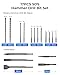 toolant Rotary Hammer Drill Bits Set with Chisels-Masonry Drill Bit Set,SDS Plus 17PCS Concrete Masonry Hole Tool with Storage Case for Concrete, Stone, Brick