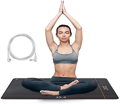 60CM*90CM Grounding Mat with Grounding Cord, for Foot Therapy, Universal Grounding Sleep Mat, Grounding Yoga Mat,Improve Energy.Relieve Pain,Sleep Assist.