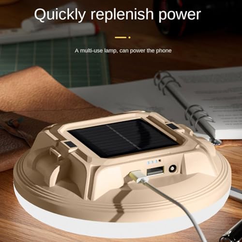 Lanterne solaire camping super lumineuse à 4 modes pour éclairage extérieur