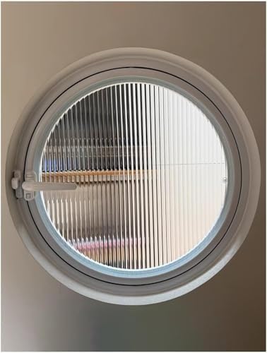 360° Rotatable Aluminum Alloy Round Window with Tempered Glass, Flush Mount Design, 78cm (30.71in) for Optimal Ventilation and Modern Aesthetic