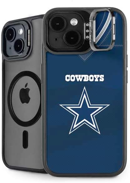 Skinit Kickstand Phone Case Compatible with iPhone 14 - Officially Licensed NFL Dallas Cowboys Large Logo Design