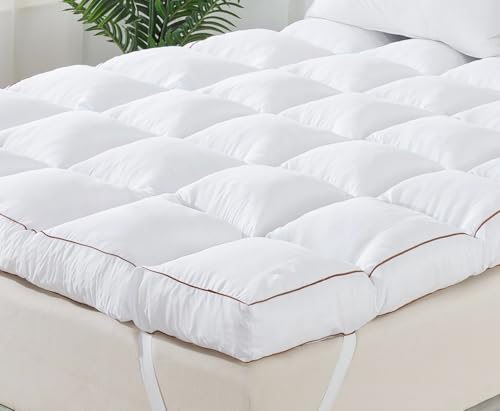 WhatsBedding Queen Memory Foam Mattress Topper 60x80in