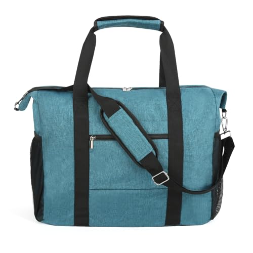 Travel Duffel Bag for Women Men,Sports Tote Gym Bag With Wet Pocke,Foldable Carry on Luggage Bag,Blue2