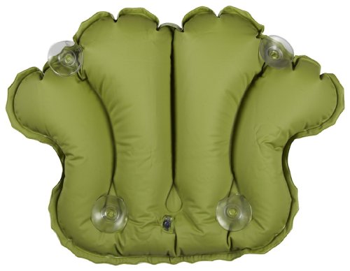 Deluxe Comfort Terry Bath Pillow Finish: Celery