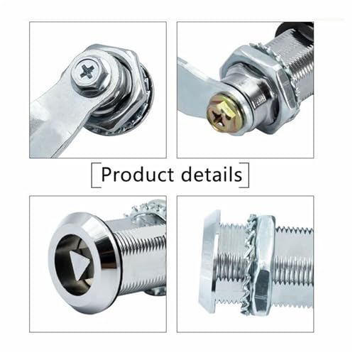 Serrure de boîte de distribution MS705 en alliage de zinc moulé sous pression avec empreinte triangle