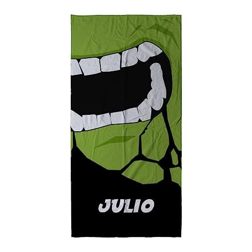 Toalla Playa Superhéroes Personalizada con Nombre. Toalla Infantil niño niña. Regalo Original. Varios Diseños y Tamaños. Hulk