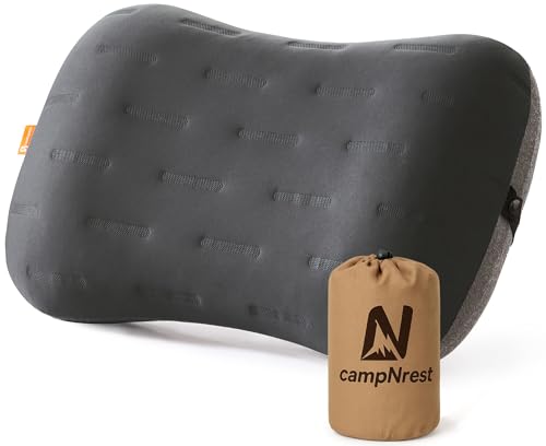 Inflatable Camping Pillow Grey