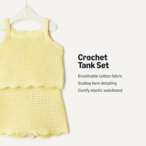 Image of Amazon Essentials x Sofia Grainge Mommy & Me Cotton Crochet Sweaters & Tank Sets