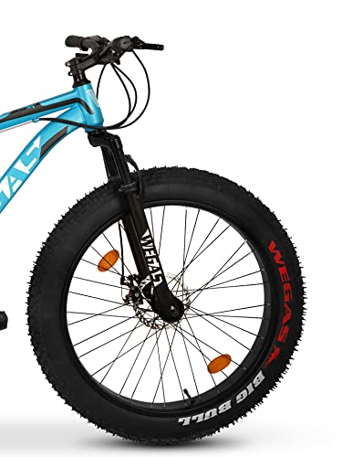 Image of WEGAS Bigbull 26 Inch Mountain Bike 18.5 inch Frame 21 Ef500 Shimano Gears (Sky Blue Standard) ,Unisex-Youth