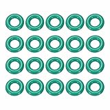 HARFINGTON 20 Pcs Fluorine Rubber O-Rings 9mm OD 4.2mm ID 2.4mm Width Round Sealing O Ring Seal Gasket for Industrial Engines Plumbing Faucet Hose Automotive