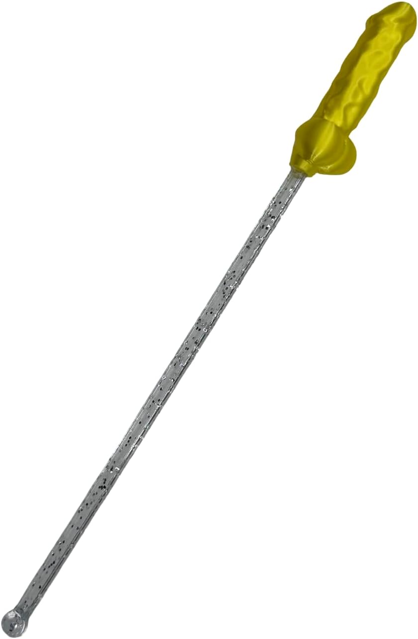 Adult Novelty Drink Stirrer Set of 6 – Cocktail Swizzle Sticks – Rainbow Colors