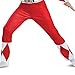 Disguise Red Ranger Muscle Costume, Official Power Rangers Costume with Mask, Kids Size/(4-6)