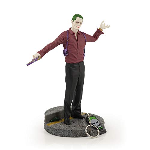DC Suicide Squad Joker Finders Keypers Statue | Official Suicide Squad Key Holder Figure | 10 Inches Tall