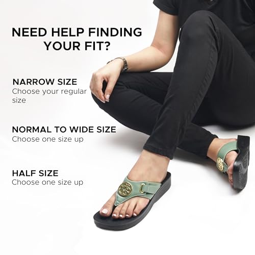 Image of AEROTHOTIC Arch Support Flip Flops for Women Comfortable Stylish Straps with Non Slip Footbed Fashion Dressy Sandals Outdoor Travel Vacation Essentials