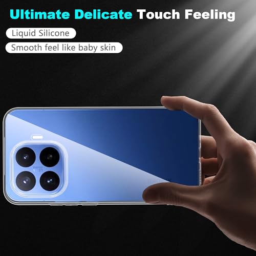Heioloo Coque pour Xiaomi 17T Pro 5G Étui de Protection en Silicone Antichoc avec Coins Renforcés, Clair Mince Souple TPU Bumper Housse avec [1 Pièce] Verre Trempé Protection écran -Transparent