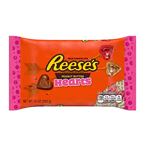 Reese's Valentine's Day Hearts Candy Milk Chocolate Peanut Butter Bag, 10 Oz. #TOP29