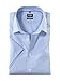 Produktbild OLYMP Luxor modern fit Hemd Halbarm New Kent Kragen Karo- Hellblau, 43