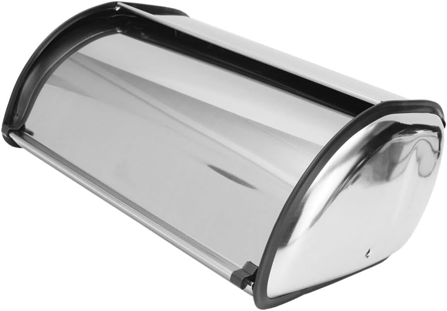 Angoily Metal Bread Box, Retro Bread Storage Bin, Vintage