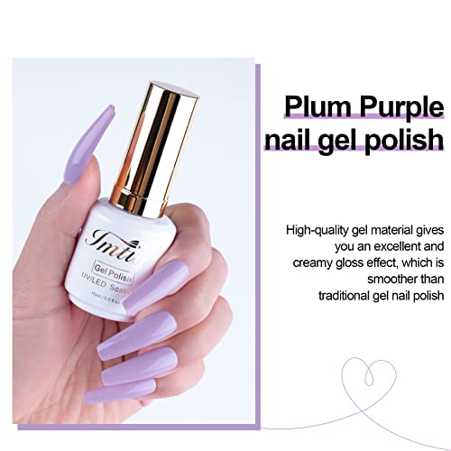 Gel Nail Polish, 1 Pcs 0.5 Fl Oz Lavender Purple Gel Nail Polish Color Soak Off Gel Polish Nail Art Manicure Salon Diy Nail Lamp Gel Nail Design Decoration At Home Holiday Gifts For Women (Pink) #TOP2