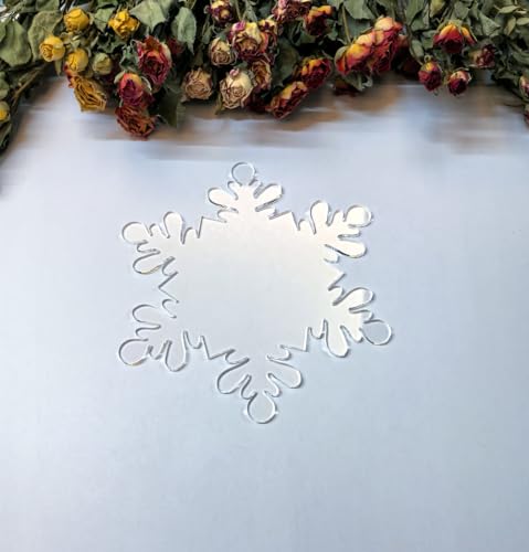 YongPan Acrylic Snowflake Place Cards