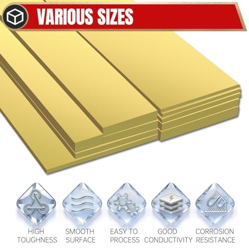 Barre plate en laiton de 6 mm de qualité supérieure pour l'artisanat d'art - 4