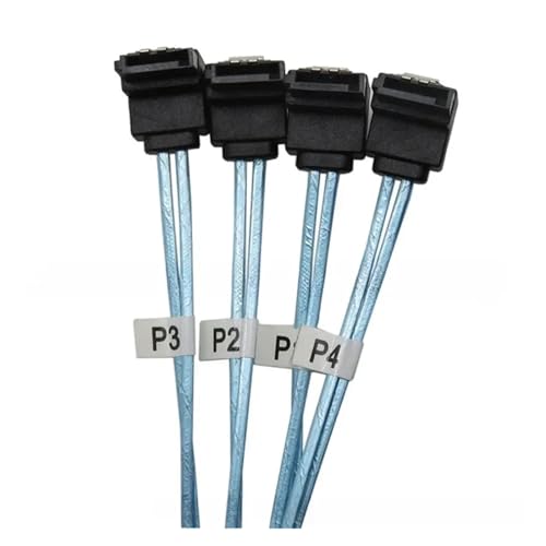 Cable S/AS SFF-8087 a 4 SATA Macho 3.0 para SSD miniatura 4