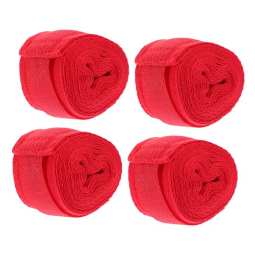 balacoo 4-Pack Boxing Wraps Breathable Cotton Taekwondo Hand Wraps Lightweight Wrist Guard Straps for Fitness Supplies