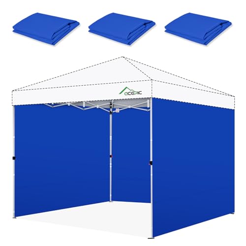 Canopy 10x10 Sidewalls, 120x86 in, 200D polyester, blue