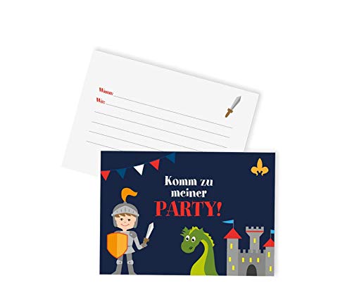 12 tarjetas de invitación de cumpleaños infantiles Cover