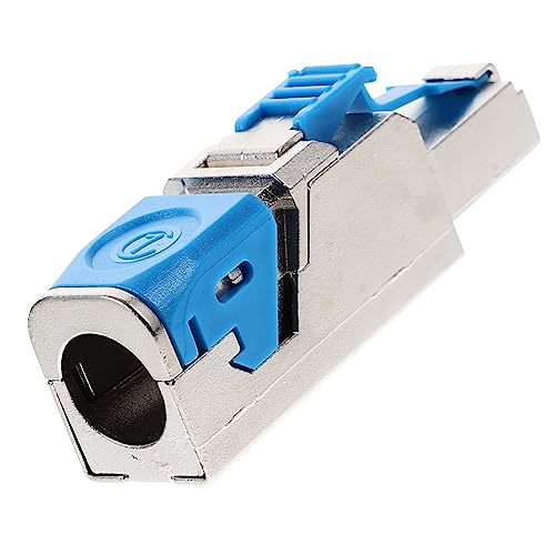 OSOLADY Shielded Cat Modular Connector Tool Network Connector for Ethernet Cables Fast Wiring Design Compatible Desktop Laptop Router and More